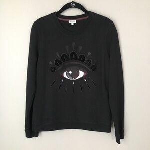 Kenzo Paris Black Evil Eye Sweater